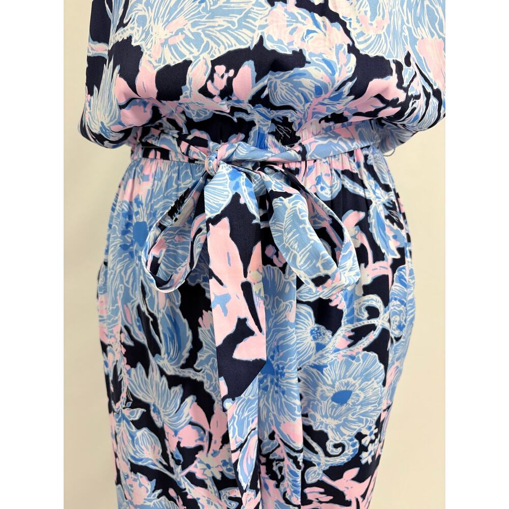 Lilly Pulitzer sleeveless floral romper - Picture 7 of 9